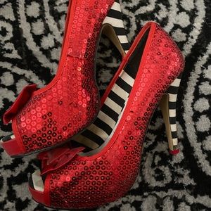 Iron fist Ruby Slippers size 7